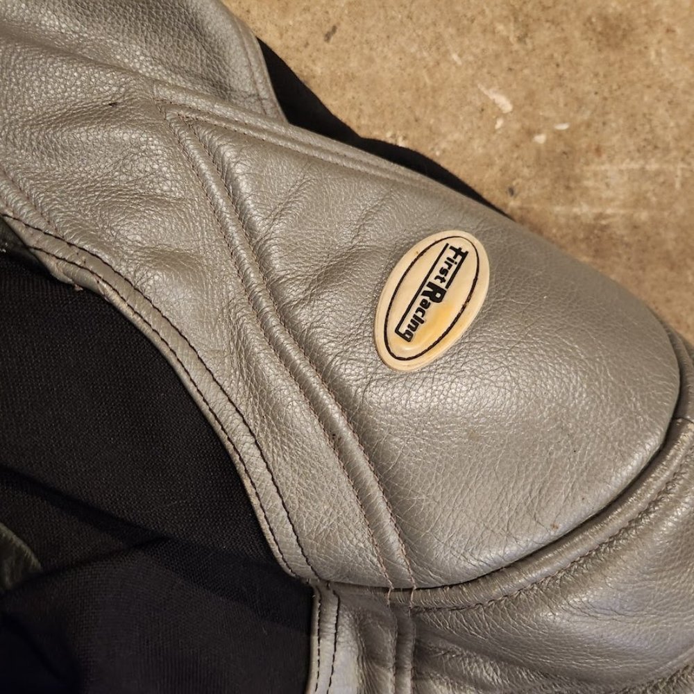 Men's Leather Motorcycle Padded Jacket With Liner First Race Xl